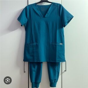 Figs turquoise woman’s set